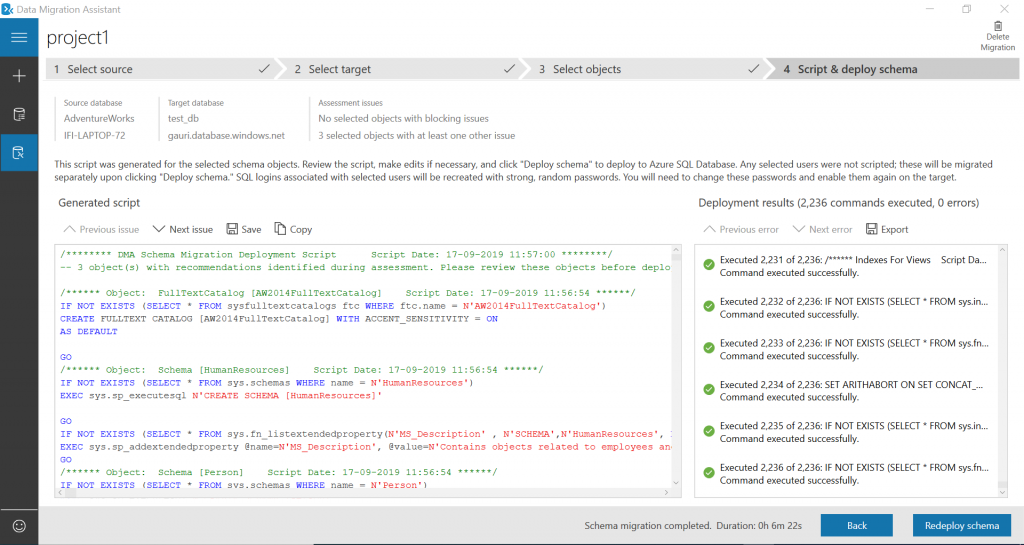 SQL Server to Azure SQL Database