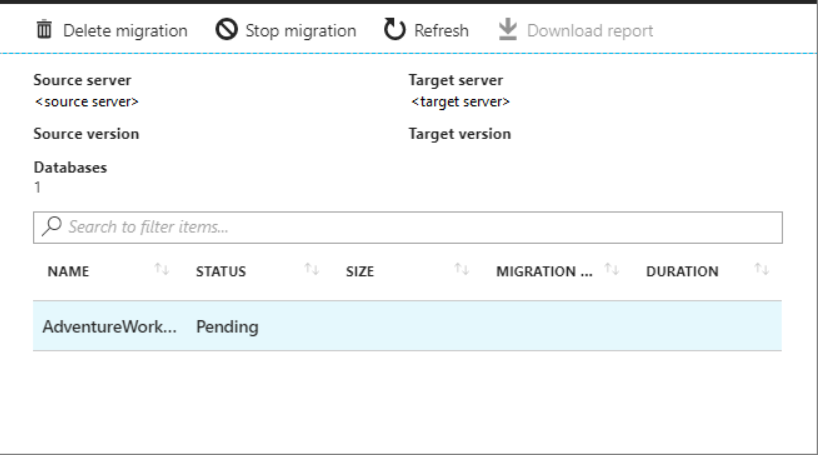 SQL Server to Azure SQL Database