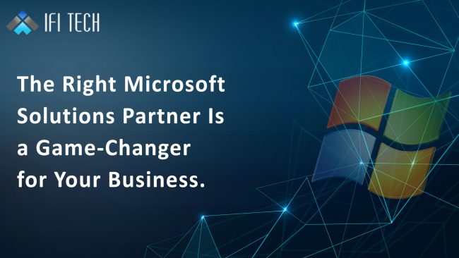 ifi banner microsoft Microsoft Solutions Partner - IFI tech